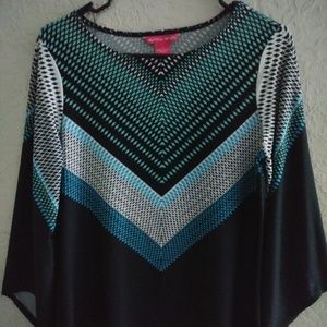 Retro Diamond Pattern Top